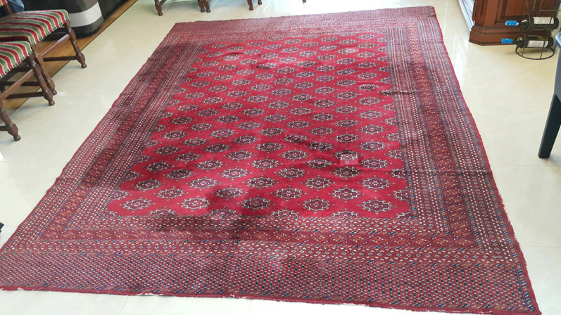 Piękny ręcznie tkany Afgan, wymiary 222 x 288