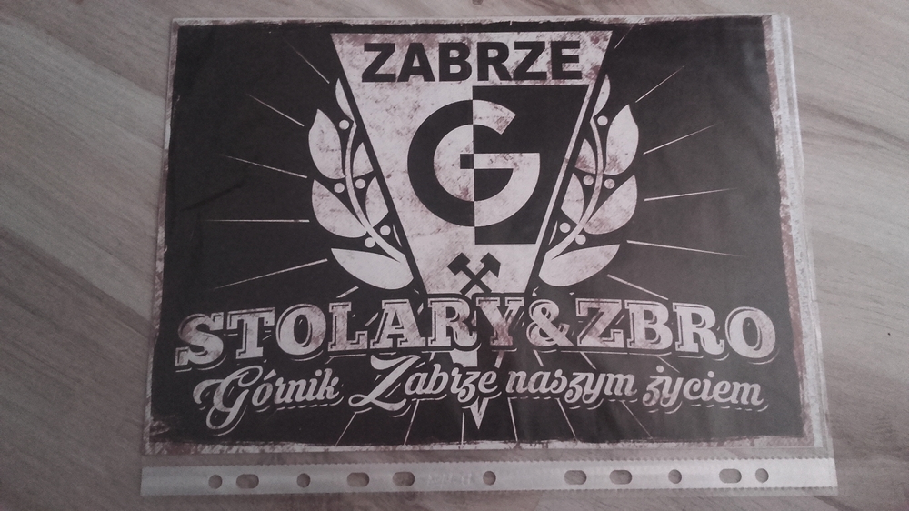 vlepka A4 Górnik Zabrze Stolary Zbro GKS Katowice