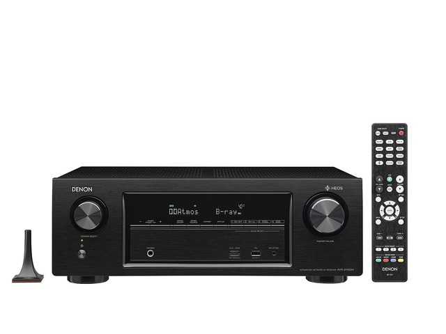 Czarny Amplituner DENON AVR-X1400H Bluetooth