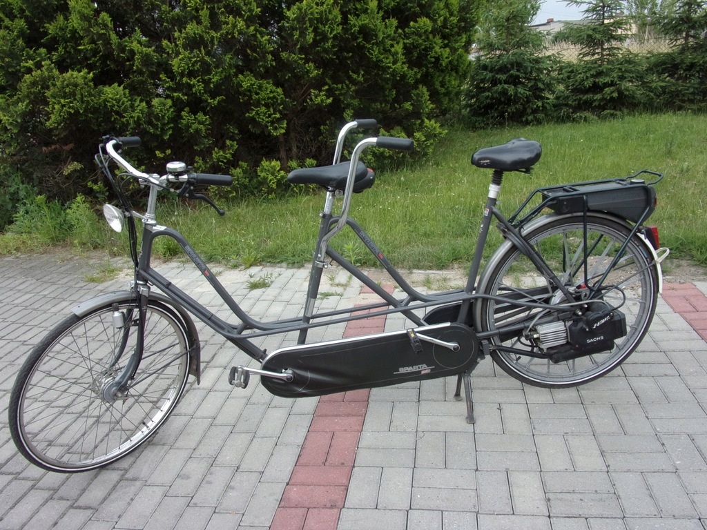 Rower Sparta Tandem Spalinowy Silnik Sachs Ładny!