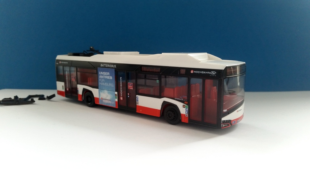 Solaris Urbino 12 Electric Hochbahn Hamburg 1:87