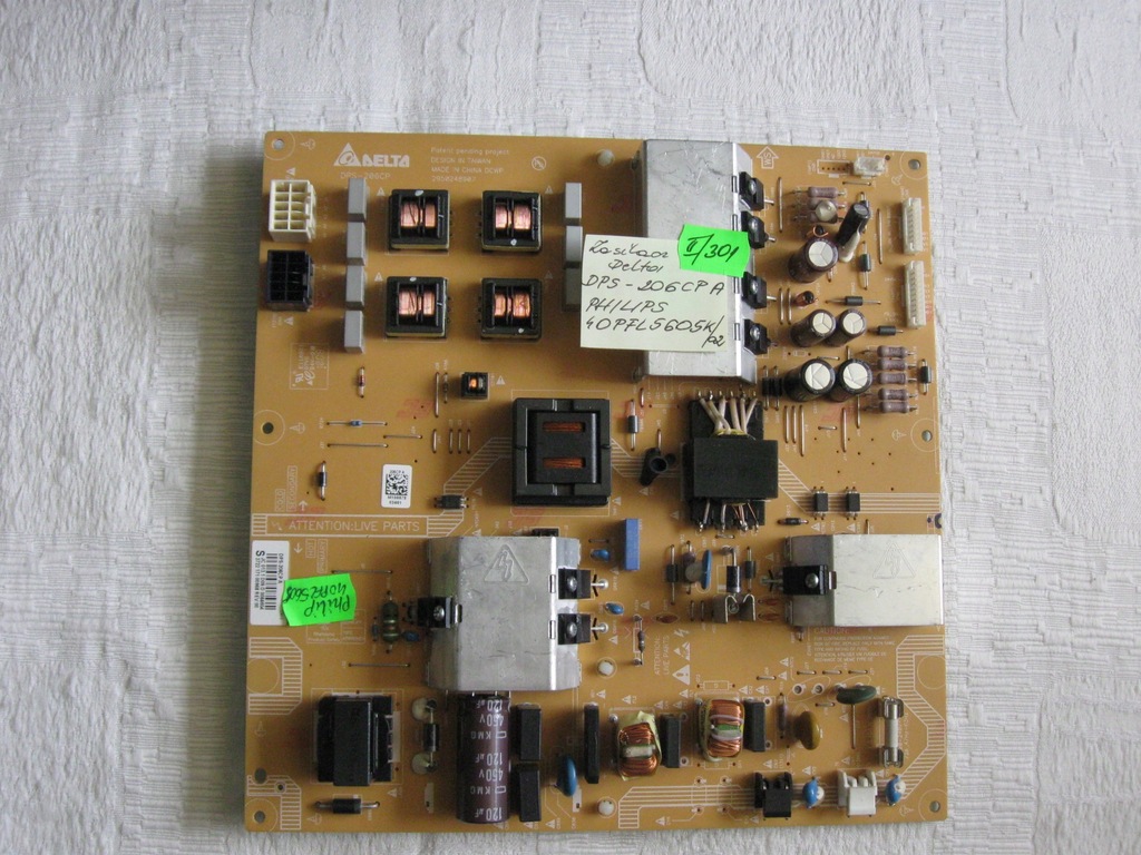 PHILIPS 40PFL5605K/02 Zasilacz Delta DPS-206CP A