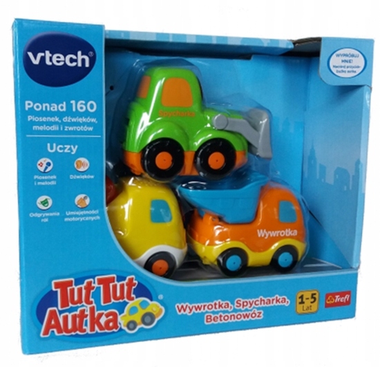 Tut Tut Autka Wywrotka Spycharka Zestaw V-Tech