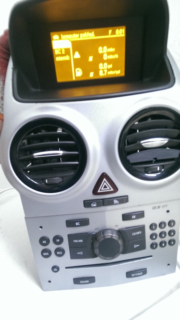 RADIO CD OPEL CORSA D MP3 PL MENU GID AUX KOMPUTER