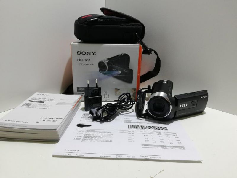 KAMERA SONY HDR-PJ410B KOMPLET W PUDEŁKU +FAKTURA