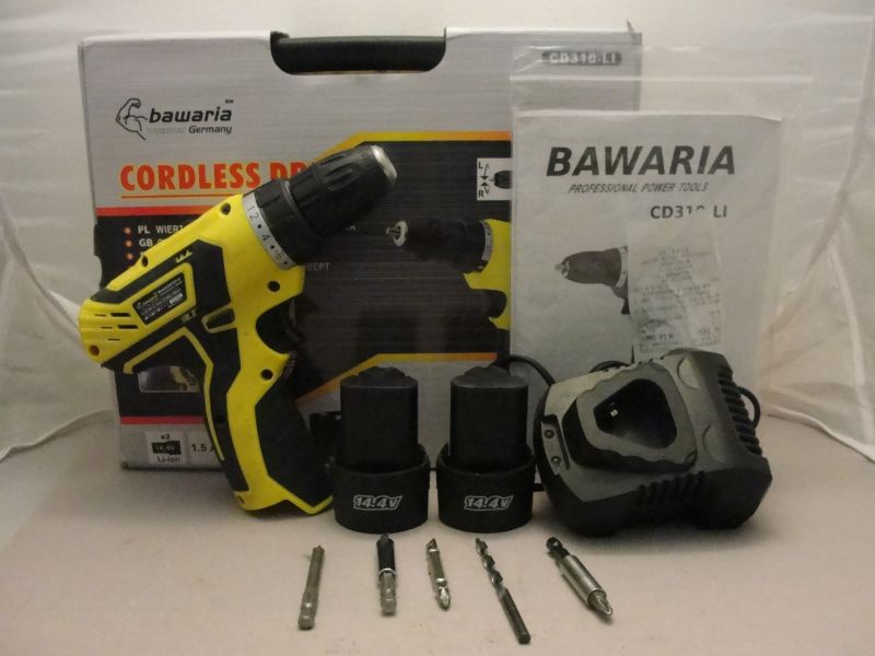 WKRĘTARKA BAWARIA CD310-LI KOMPLET 14,4V
