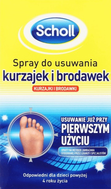 SCHOLL SPRAY DO USUWANIA KURZAJEK I BRODAWEK 80ml
