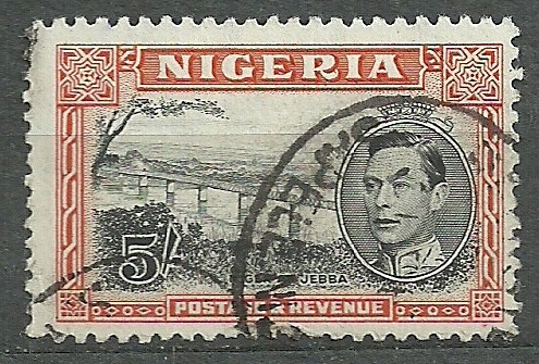 Kol.angielskie - Nigeria SG59c 5sh KGVI