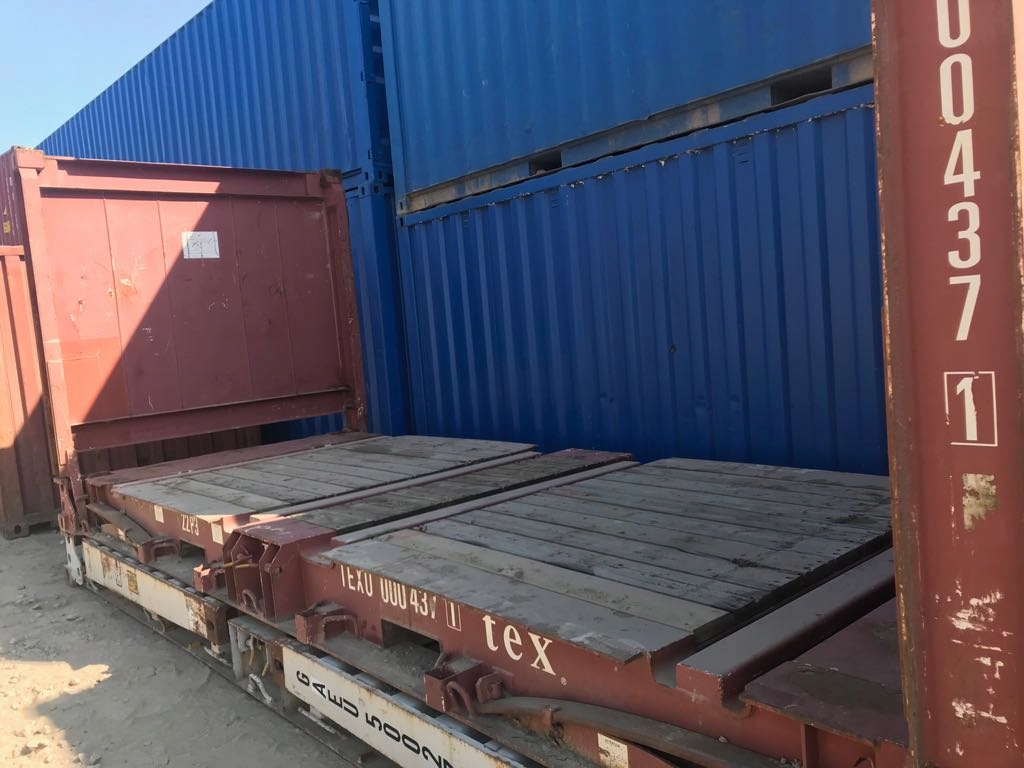 PT Kontener morski, Flat Rack używany