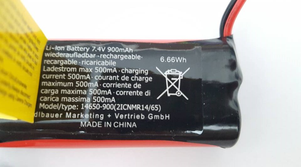 Carrera RC Batterie Li-Io 7,4V 900mAh - acheter chez