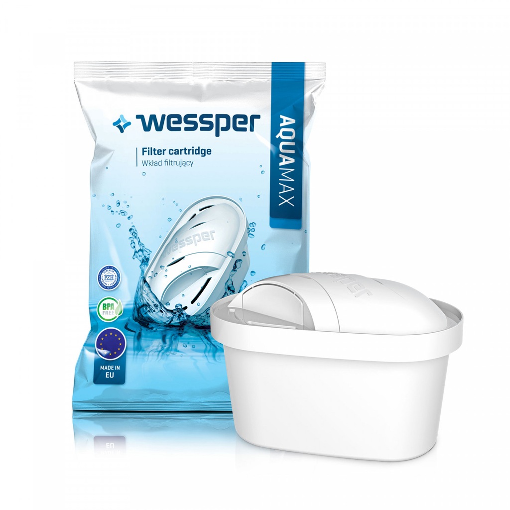 Filtr wody do dzbanka Wessper Aquamax 3.5L czarny
