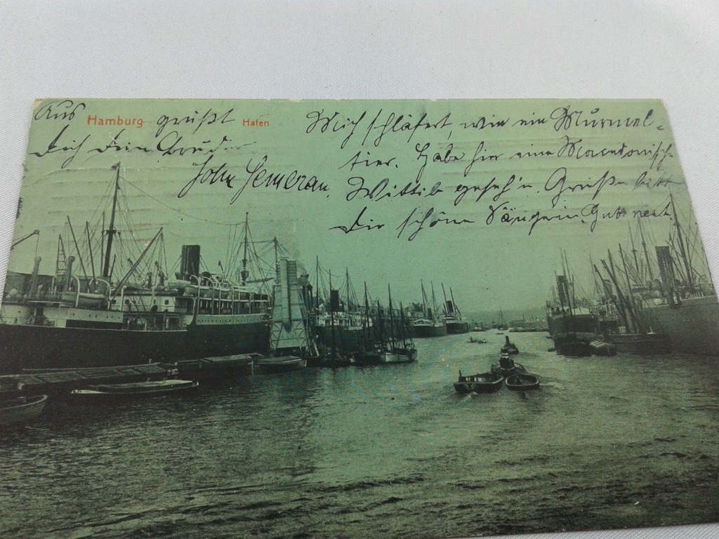 PORT HAMBURG -BROMBERG 1906 R .