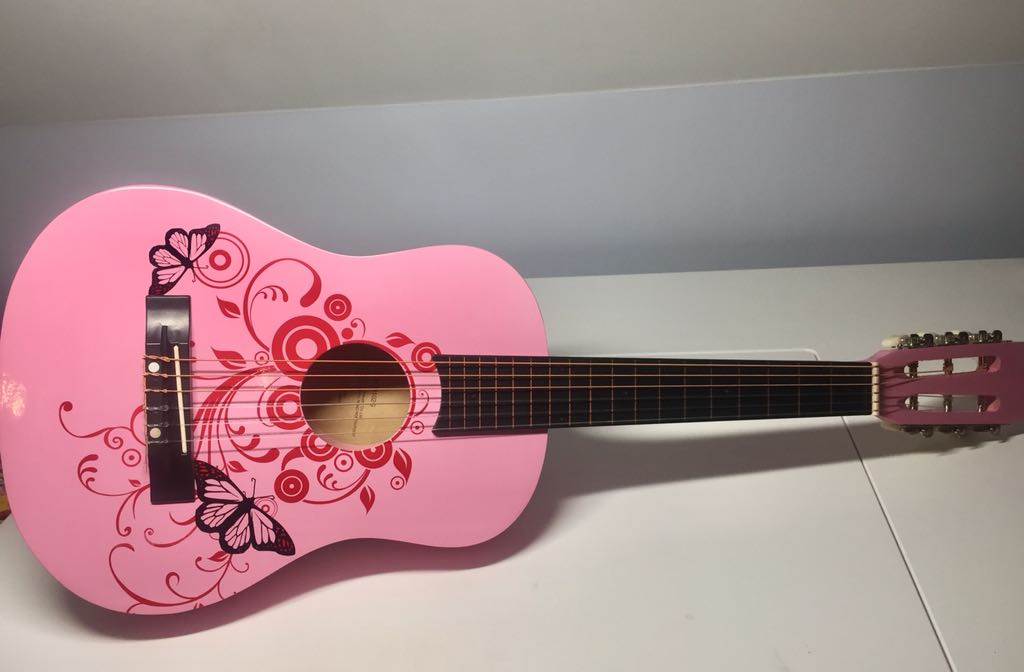 Klasyczna gitara dla dzieci, dziewczynki jak NOWA