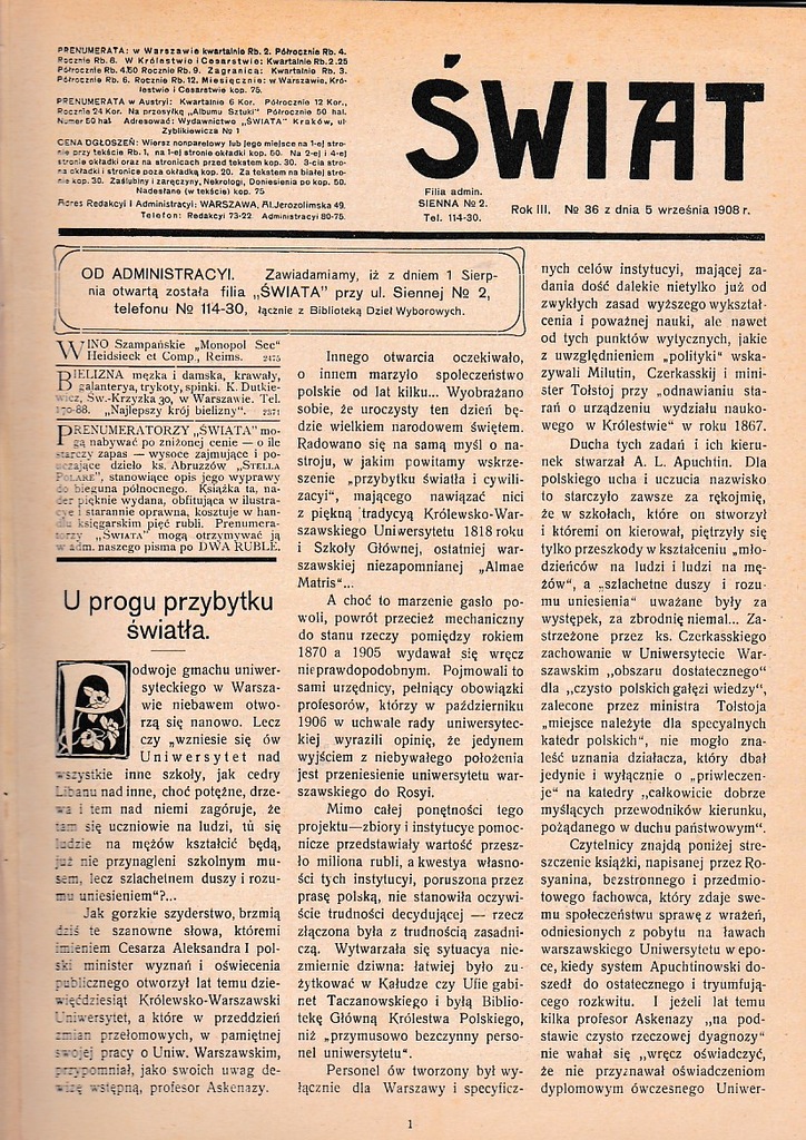 1908 36 Kluczkowice Żywiec Pabianice Stołpno Lwów