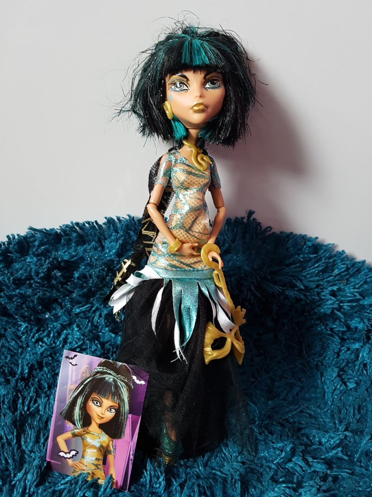 MONSTER HIGH CLEO KLEOPATRA LALKA UBRANKO