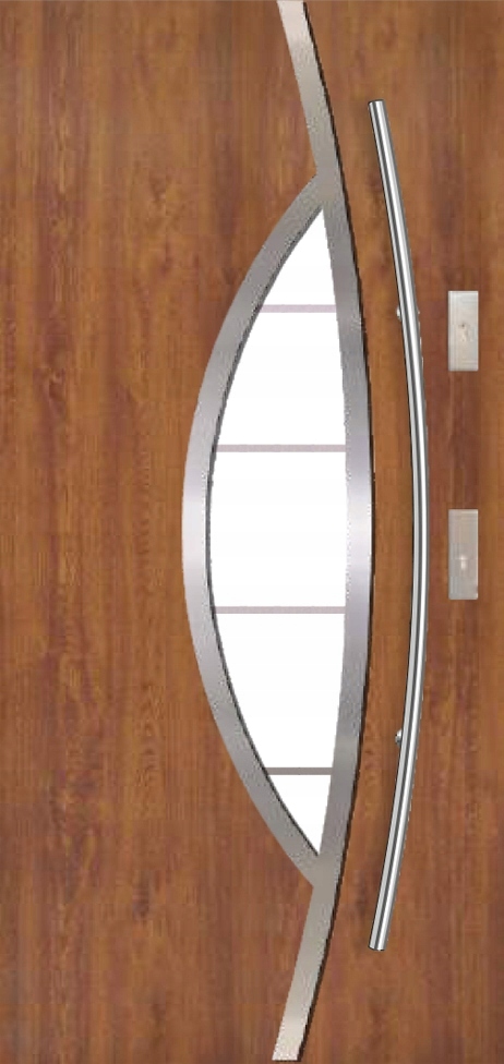 Drzwi Wejściowe Zewnętrzne Stalowe KMT 11s6 INOX