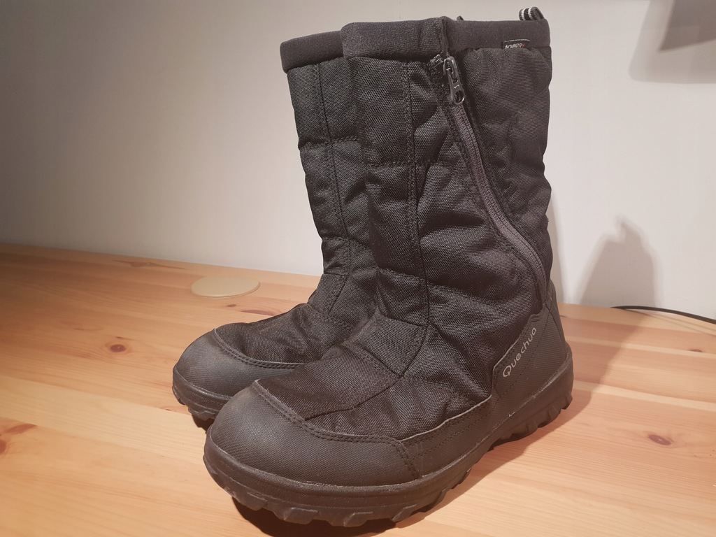 Buty męskie QUECHUA ARPENAZ SNOW 400 MAN BLACK uż.