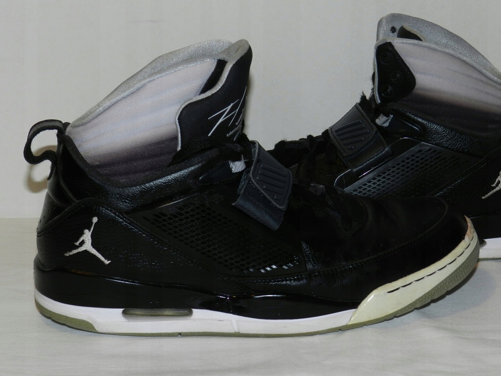 NIKE AIR JORDAN FLIGHT 97 BLACK SKÓRA r.44