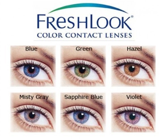 FRESHLOOK SOCZEWKI KOLOROWE ZIELONE 10SZT. -1,00
