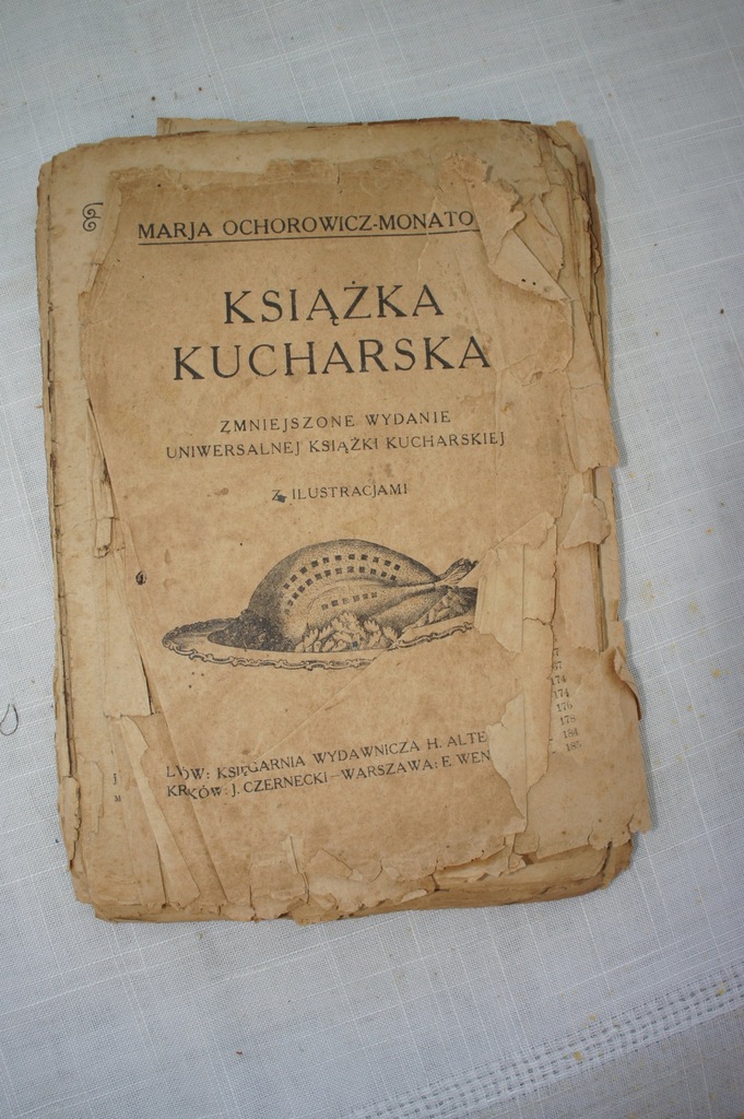 Stara Ksiazka Kucharska Marja Ochorowicz Monatowa 7326738528 Oficjalne Archiwum Allegro