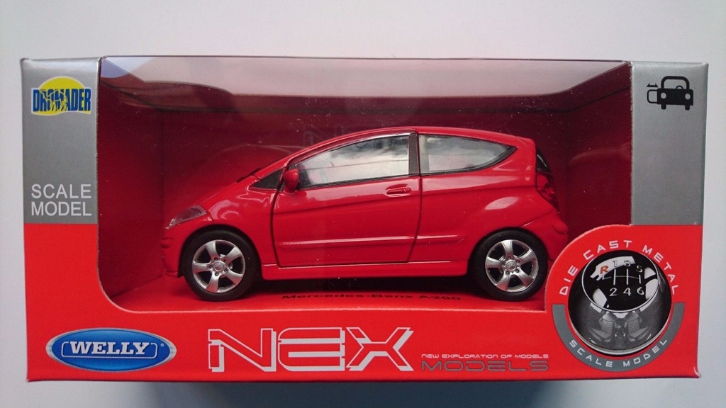 WELLY MERCEDES - BENZ A200 A-CLASS ŁÓDŹ AUTO 1:34