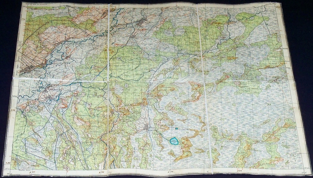 STOLIN MAŃKIEWICZE-Radziwiłłowie MAPA WIG 1933