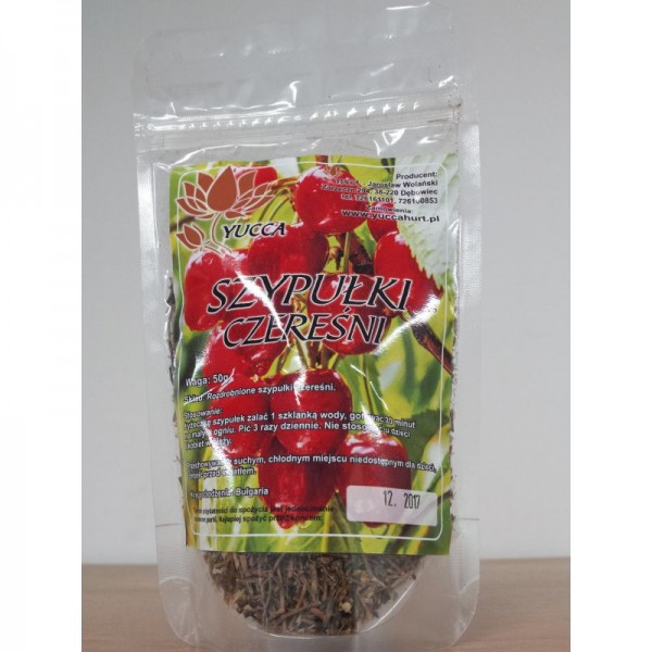 SZYPUŁKI CZEREŚNI 50 G UKŁAD MOCZOWY ODCHUDZANIE