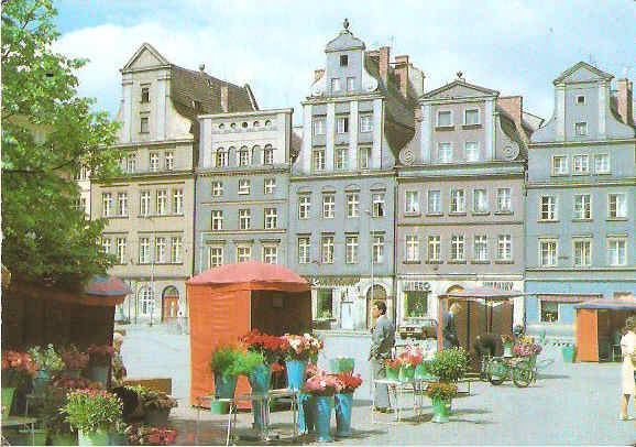 WROCŁAW --- PLAC SOLNY --- KWIATY --- 1986