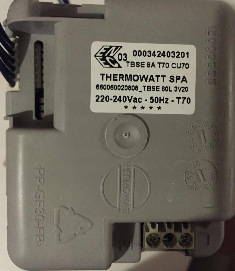 THERMOWATT SPA TBSE 8A T70 Z PANELEM STEROWANIA - 7751023498 ...