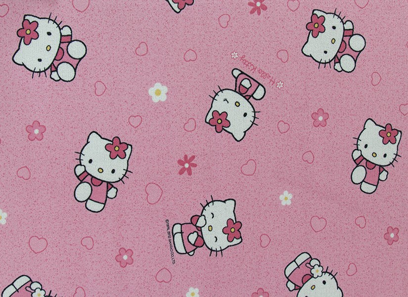 200x200  RÓŻOWY DYWAN DLA DZIECI HELLO KITTY KOTKI