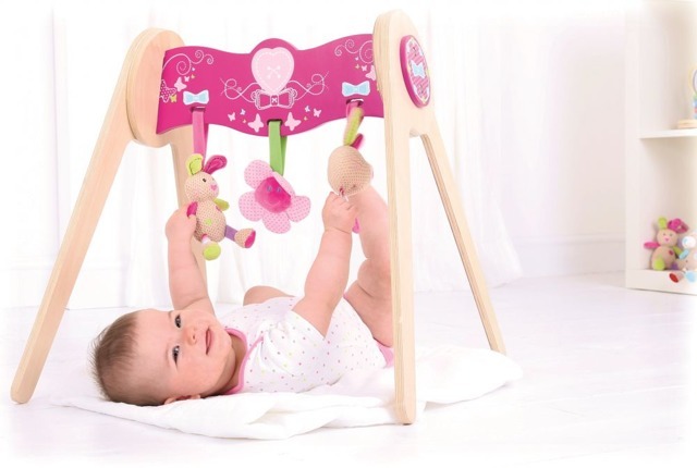 Pałąk dogimnastyki dla niemowląt z zabawkami Bella