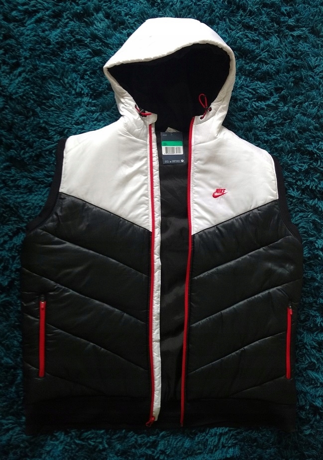NIKE BEZRĘKAWNIK KAMIZELKA MĘSKA PUCHOWA- r.XL