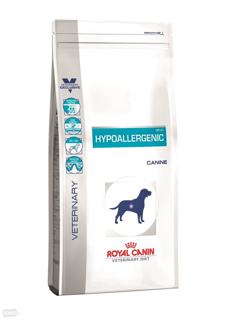 Royal Canin, Hypoallergenic 14 kg KURIER GRATIS - 7451602320