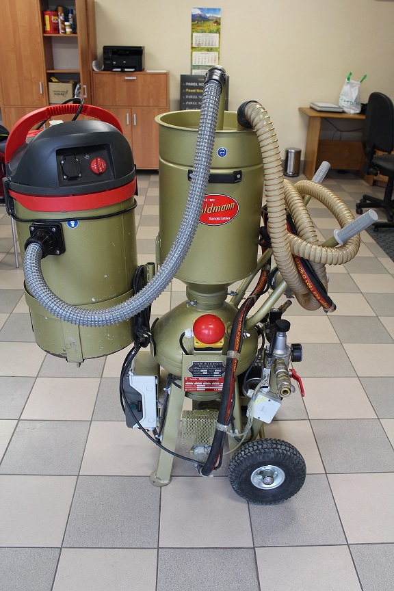 GOLDMANN - piaskarka Duplo i agregat G 800 BS