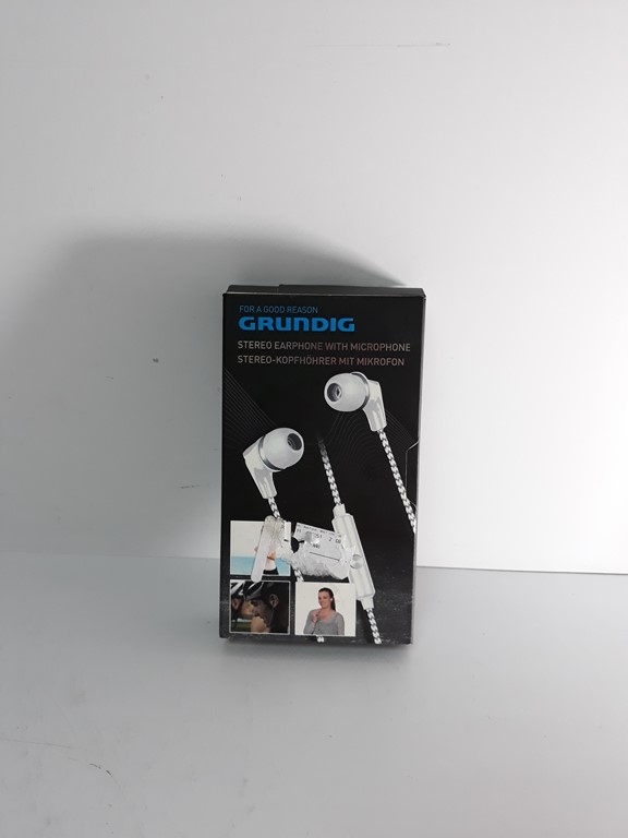 Grundig stereo earphone with microphone hot sale