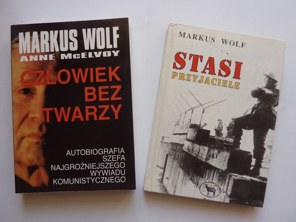 MARCUS WOLF CZŁOWIEK BEZ TWARZY STASI PRZYJACIELE