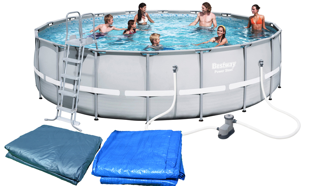 Zestaw Basen ogrodowy stelaż 549x132 56427 Bestway