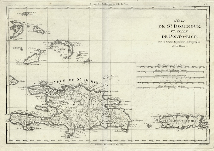 BONNE - L'ISLE DE ST. DOMINIGUE, ET CELLE... 1787