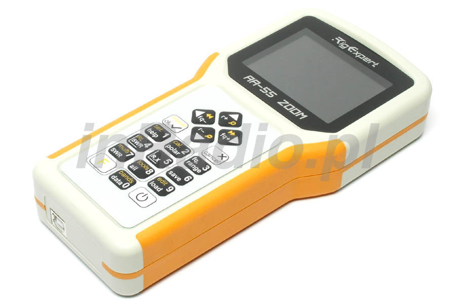 RIGEXPERT AA-55 ZOOM - ANALIZATOR KF wykres Smitha