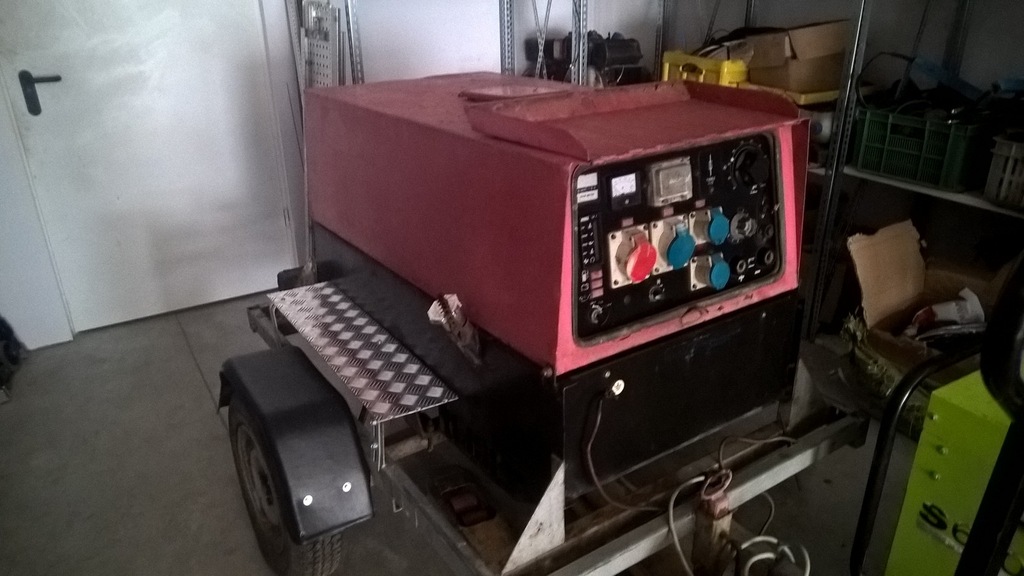 Agregat spawalniczy Mosa TS300 10kVA Wynajem 24h