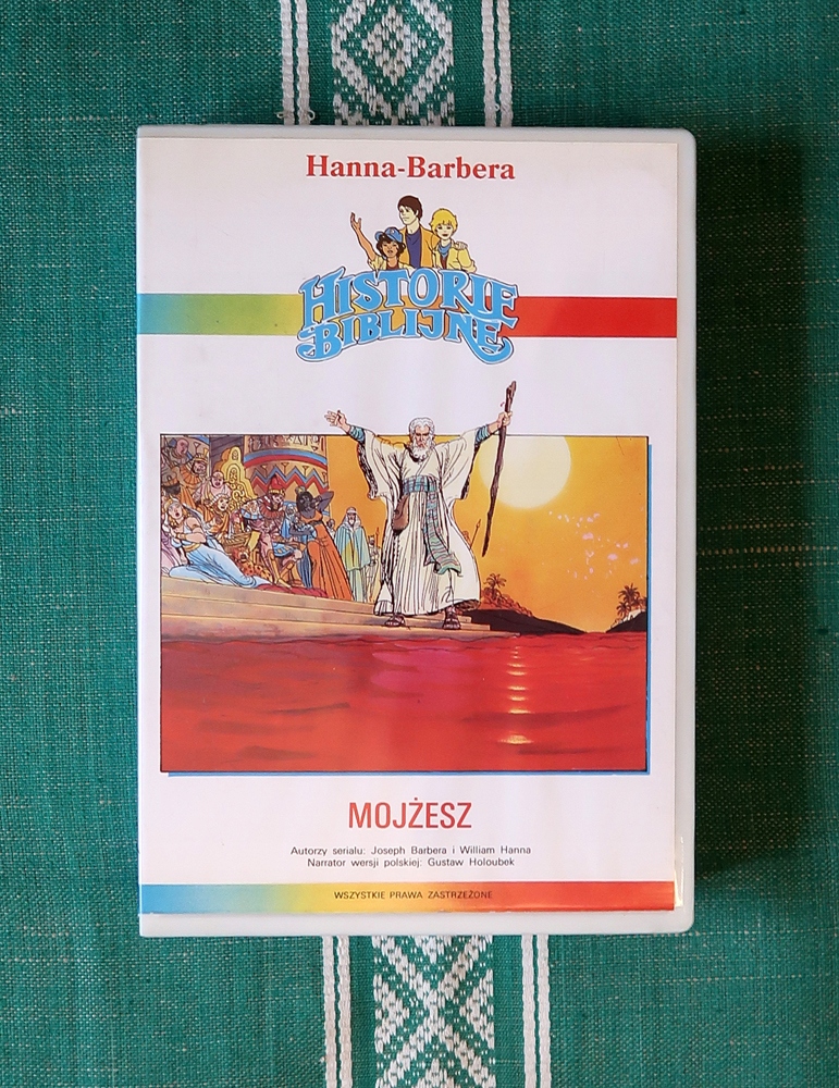 KASETA VHS -2 BAJKI MOJŻESZ-JOZUE I UPADEK JERYCHA