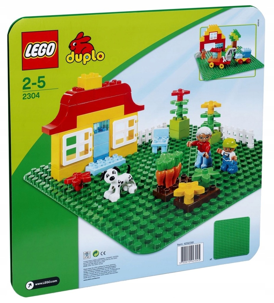 LEGO DUPLO 10848 + ZIELONA PŁYTKA 2304 + 2 KATALOG - 7546748277 ...