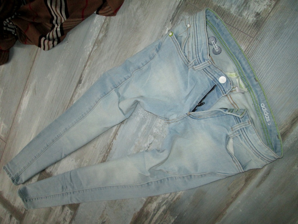 ADIDAS - SKINNY spodnie jeans - 28 38