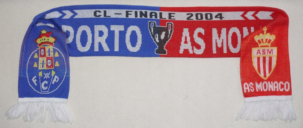 Szalik kibica AS Monaco - FC Porto 2004r.