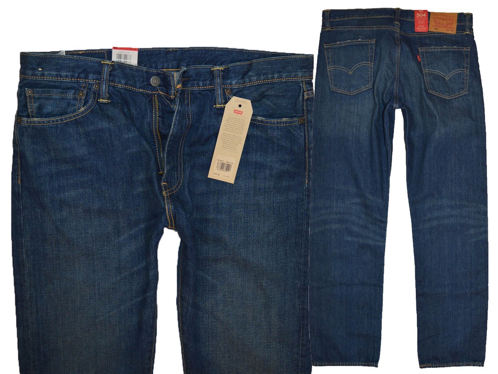 LEVI'S 504 spodnie jeans 29990-0538 W34 L32
