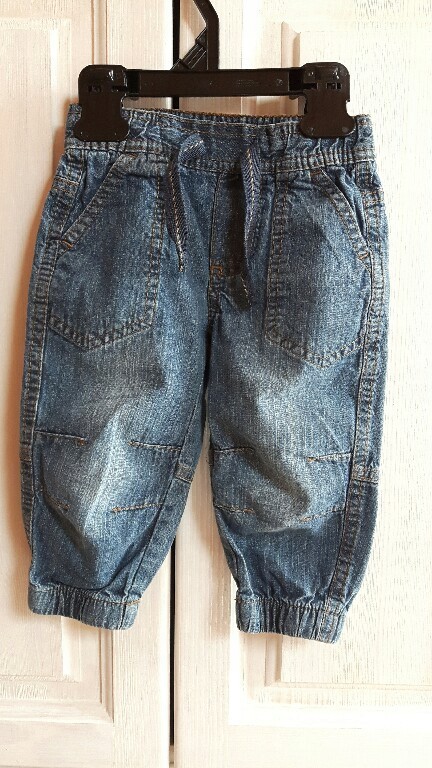 Rebel r. 74 - 80 spodnie jeansowe typu joggersy