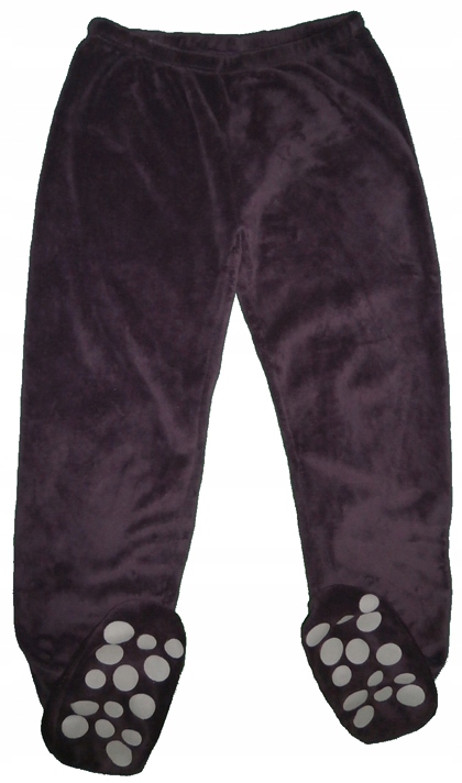 Spodnie z termopolaru ze stopami roz L