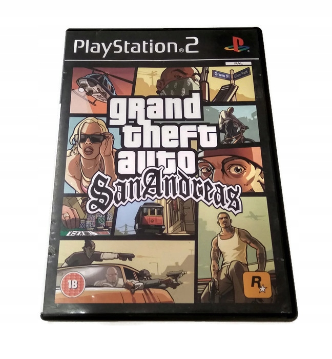 Gra Ps2 Grand Theft Auto San Andreas Gta Sa 7673239530 Oficjalne Archiwum Allegro