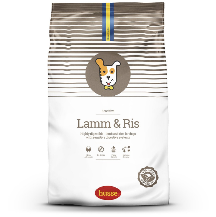 HUSSE LAMM&RIS 15kg - szwedzka karma dla psa