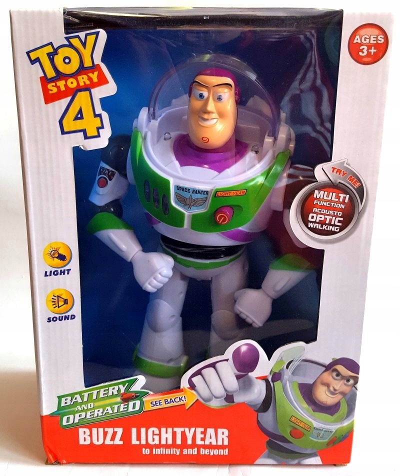 FIGURKA BUZZ ASTRAL DŹWIĘK ŚWIECI TOY STORY Robot